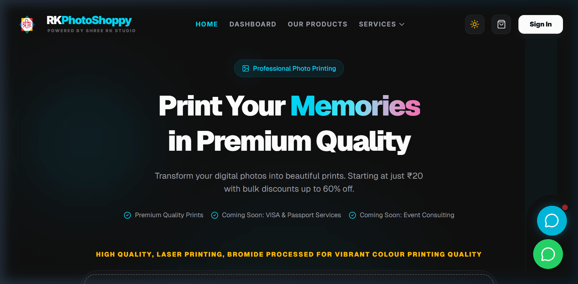 RK Photoshoppy website preview