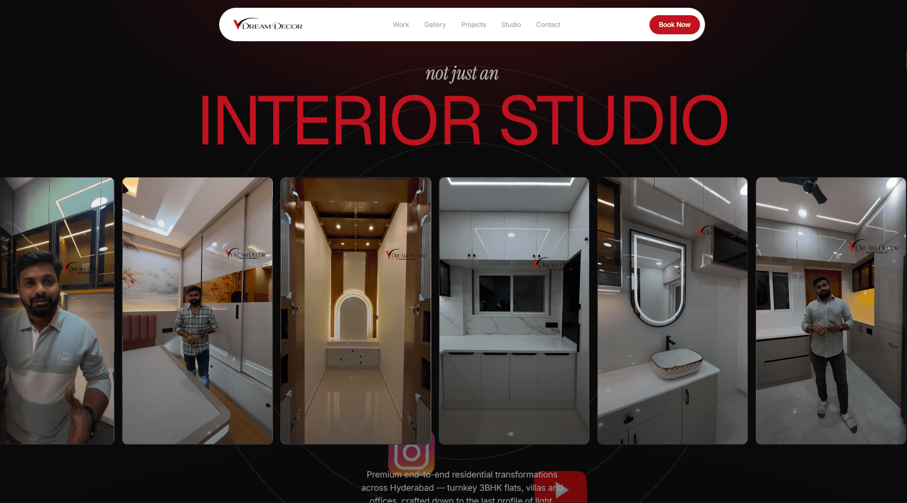 VDream Decor website preview